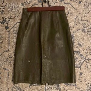 Beautiful Real Leather Skirt